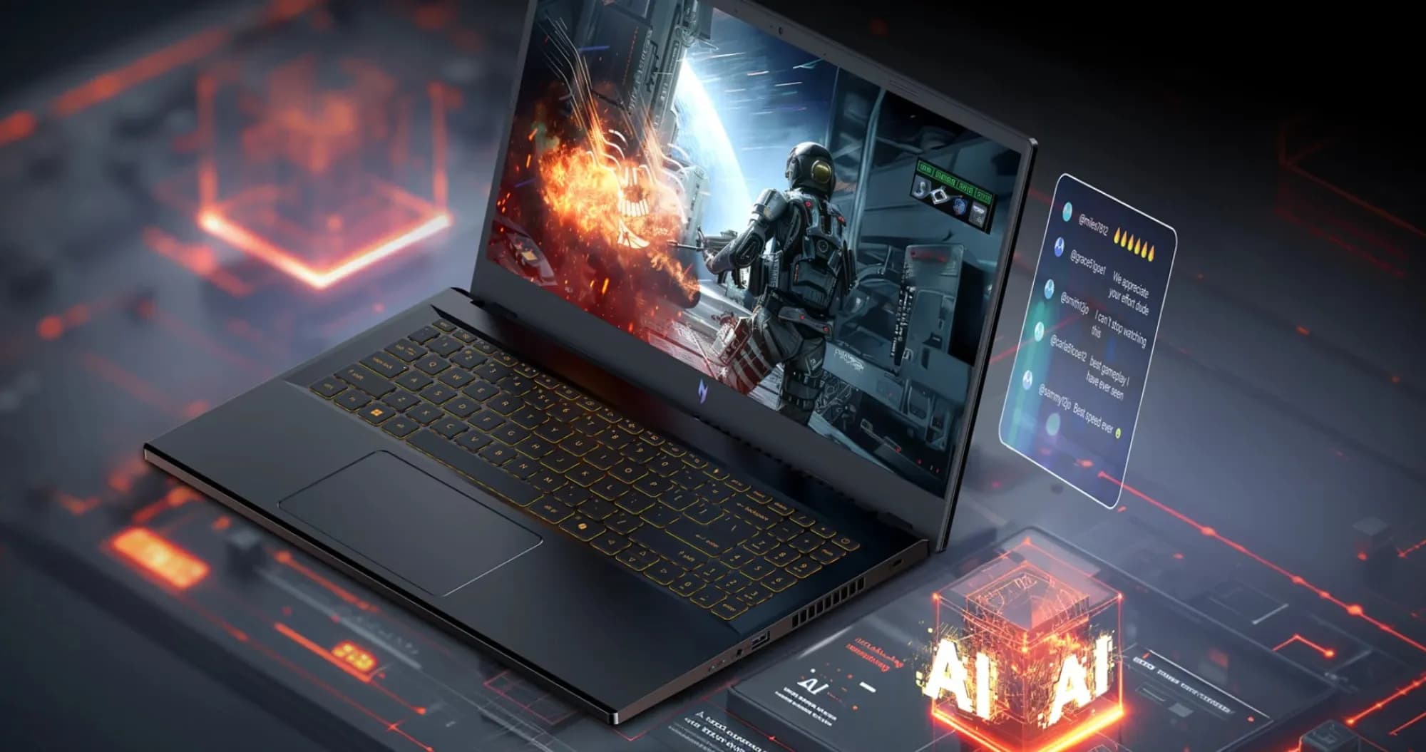 Ноутбук Acer Nitro V 15 ANV15-52 15.6" (Intel Core 5/16GB/1TB/RTX 3050) (NH.QV3EU.011) (UA)