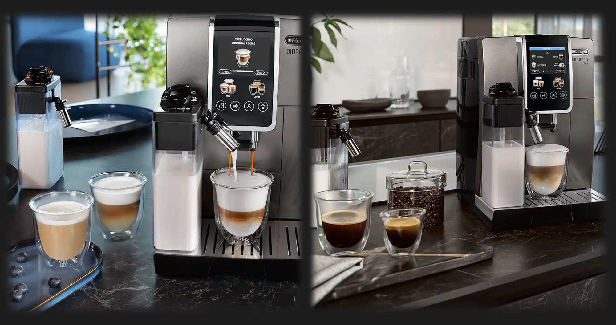 Кофемашина Delonghi Dinamica Plus (Gray/Black)