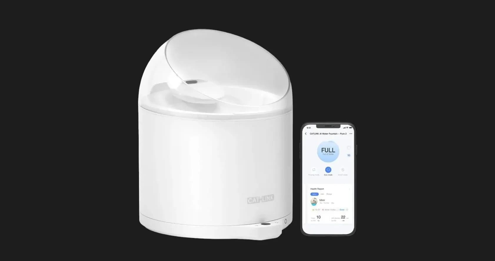 Поилка CATLINK Wireless Pump & Ultra-Filtration Water Fountain PURE 2 (6972884750736)