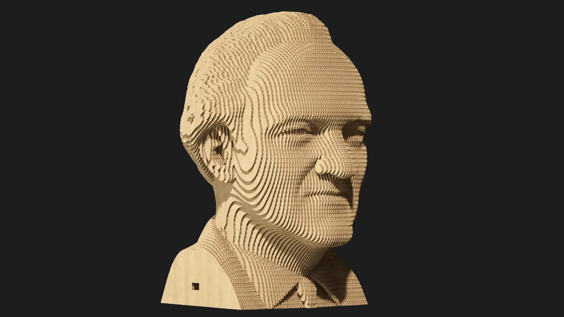 Картонный 3D пазл-конструктор Cartonic Квентин Тарантино (Quentin) (CARTMQTR)