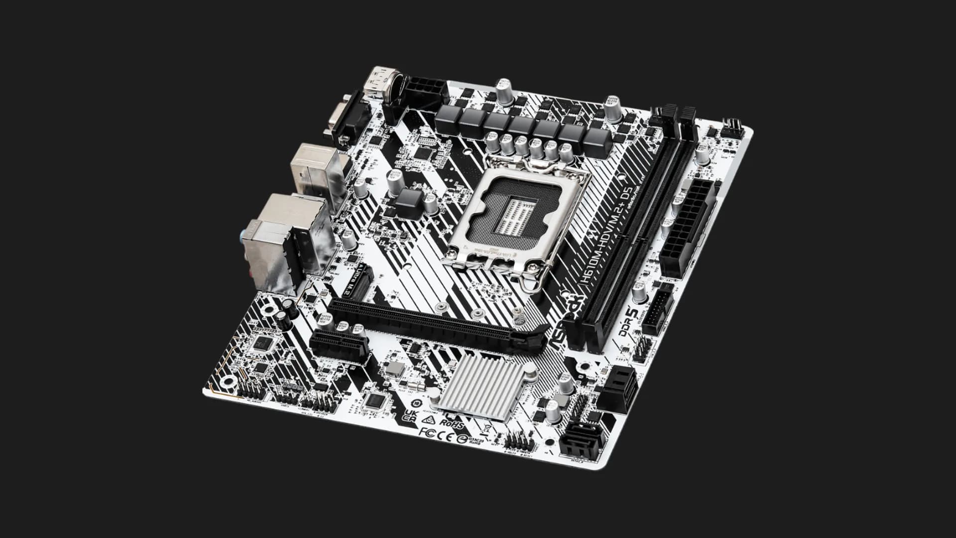 Материнська плата ASRock H610M-HDV/M.2+ D5 (H610M-HDV/M.2+ D5)