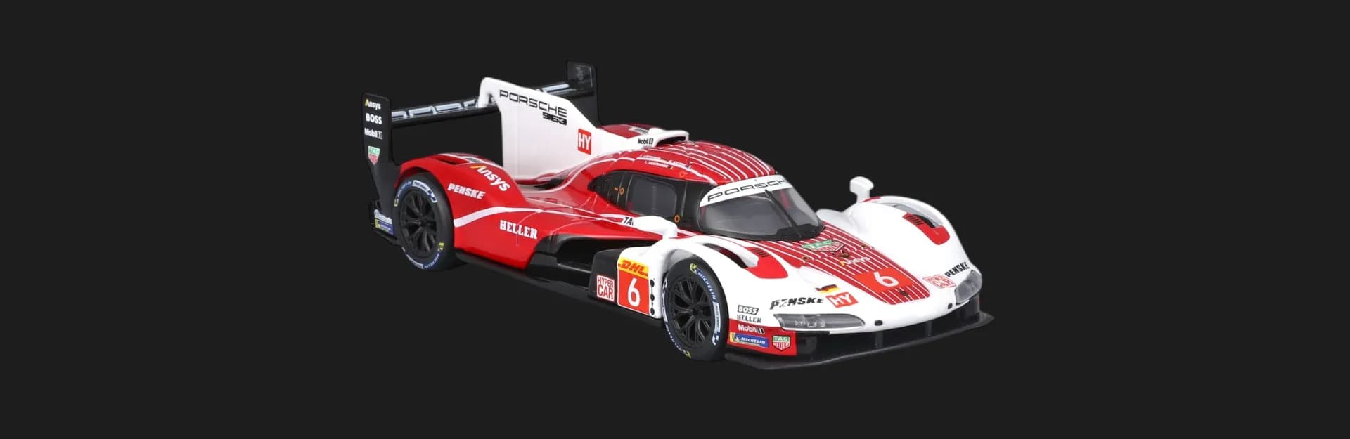 Автомодель Bburago Race — Porsche 963 (1:24) (18-28022)