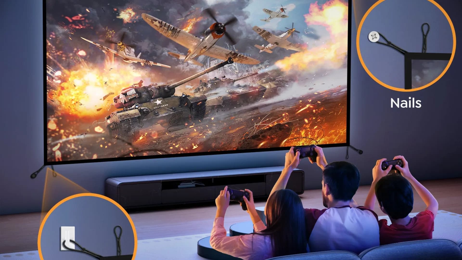 Экран для проектора Yaber 100" 16:9 (UA)
