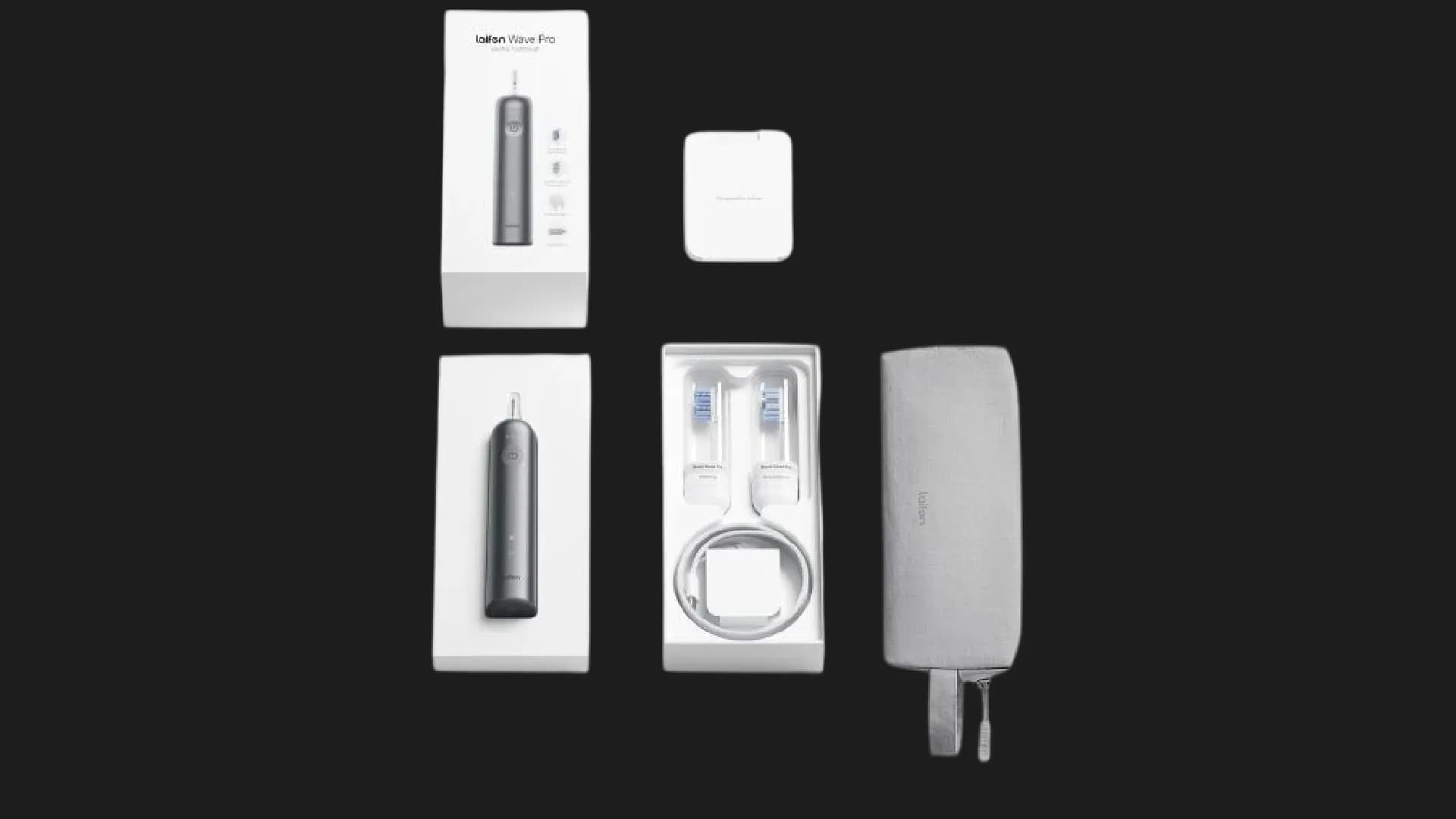 Зубная электрощетка Laifen Wave PRO Aluminum (Space Gray)(1TB92-A-XX-DG-002)