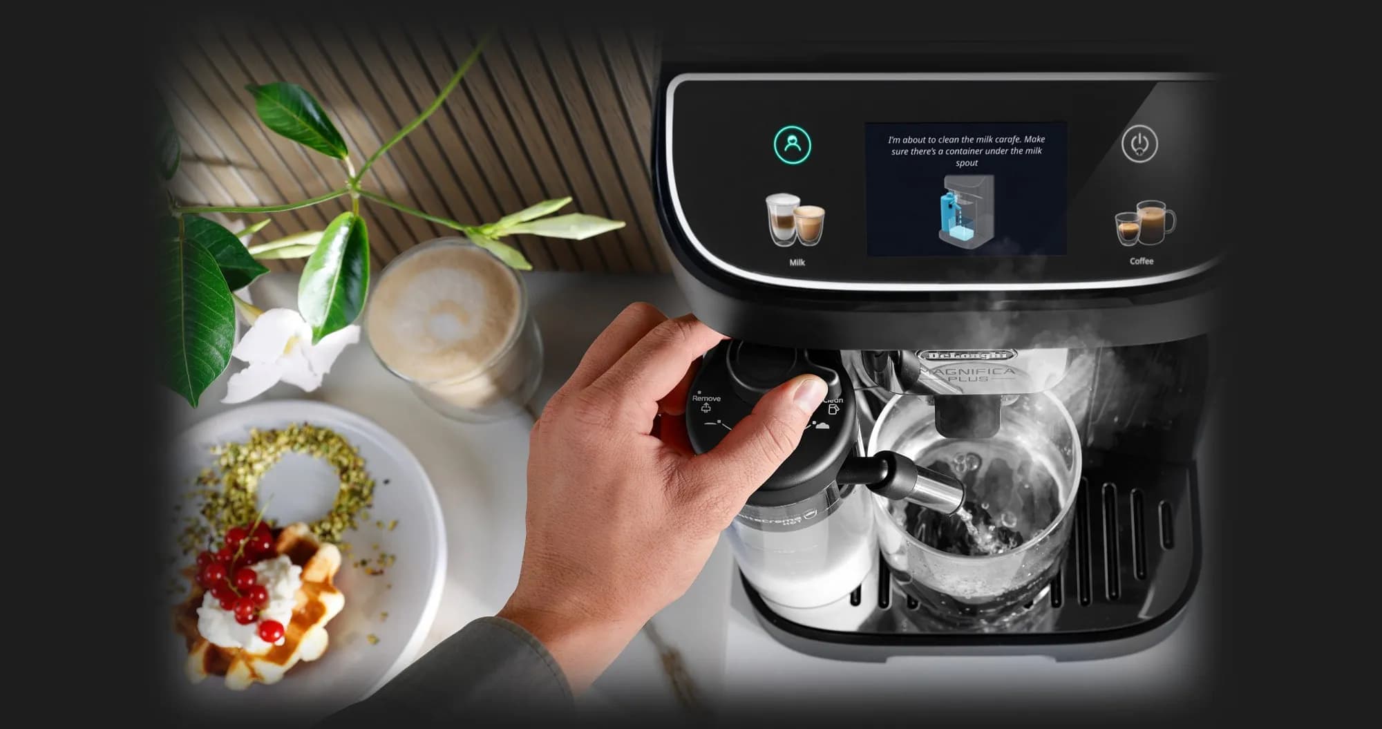 Кофемашина Delonghi Magnifica Plus (Black)