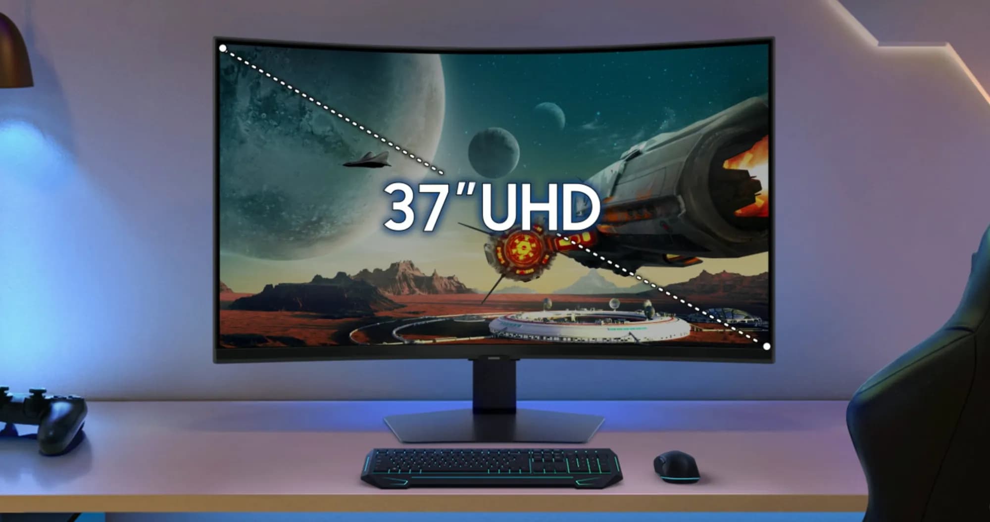 Монитор Samsung 37" Odyssey G7 VA 165Hz LS37FG756EIXUA (UA)