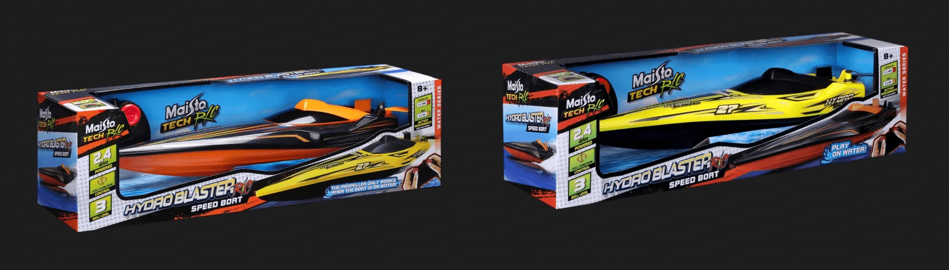 Катер с р/у Maisto Tech Hydro Blaster Speed Boat (82763 orange)