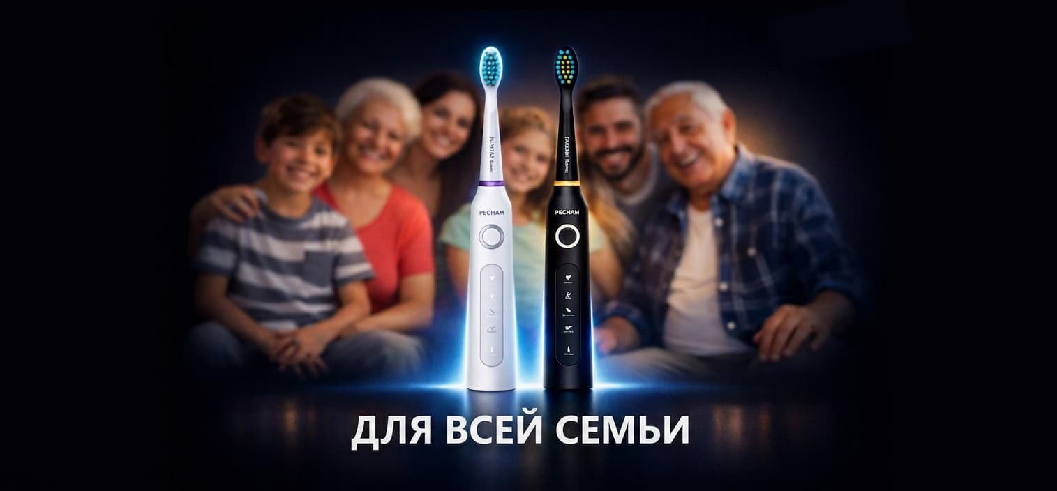 Электрическая зубная щетка Pecham Travel PC-080 (Black)