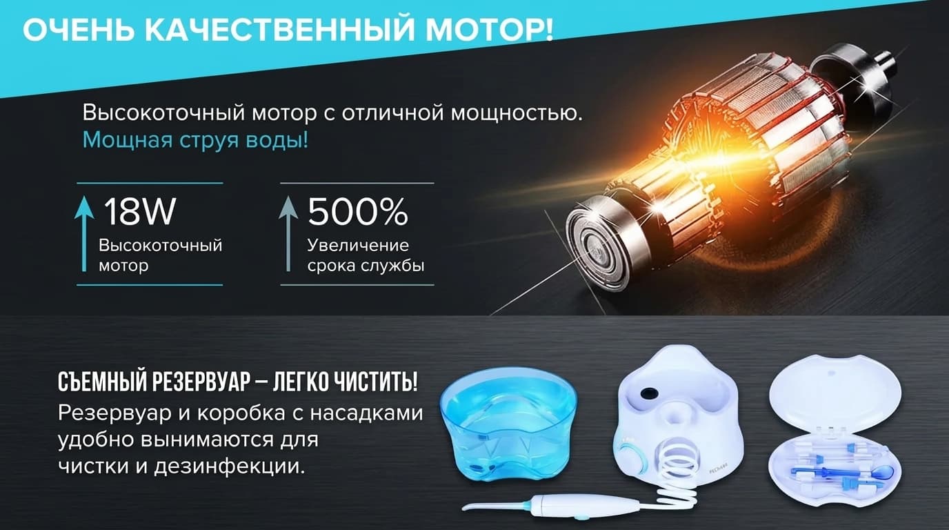 Ирригатор Pecham Professional (White)