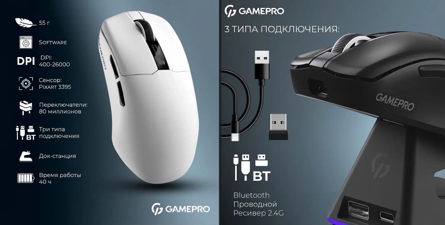 Игровая мышь GamePro Asgard Thor GM023B (Black) (UA)