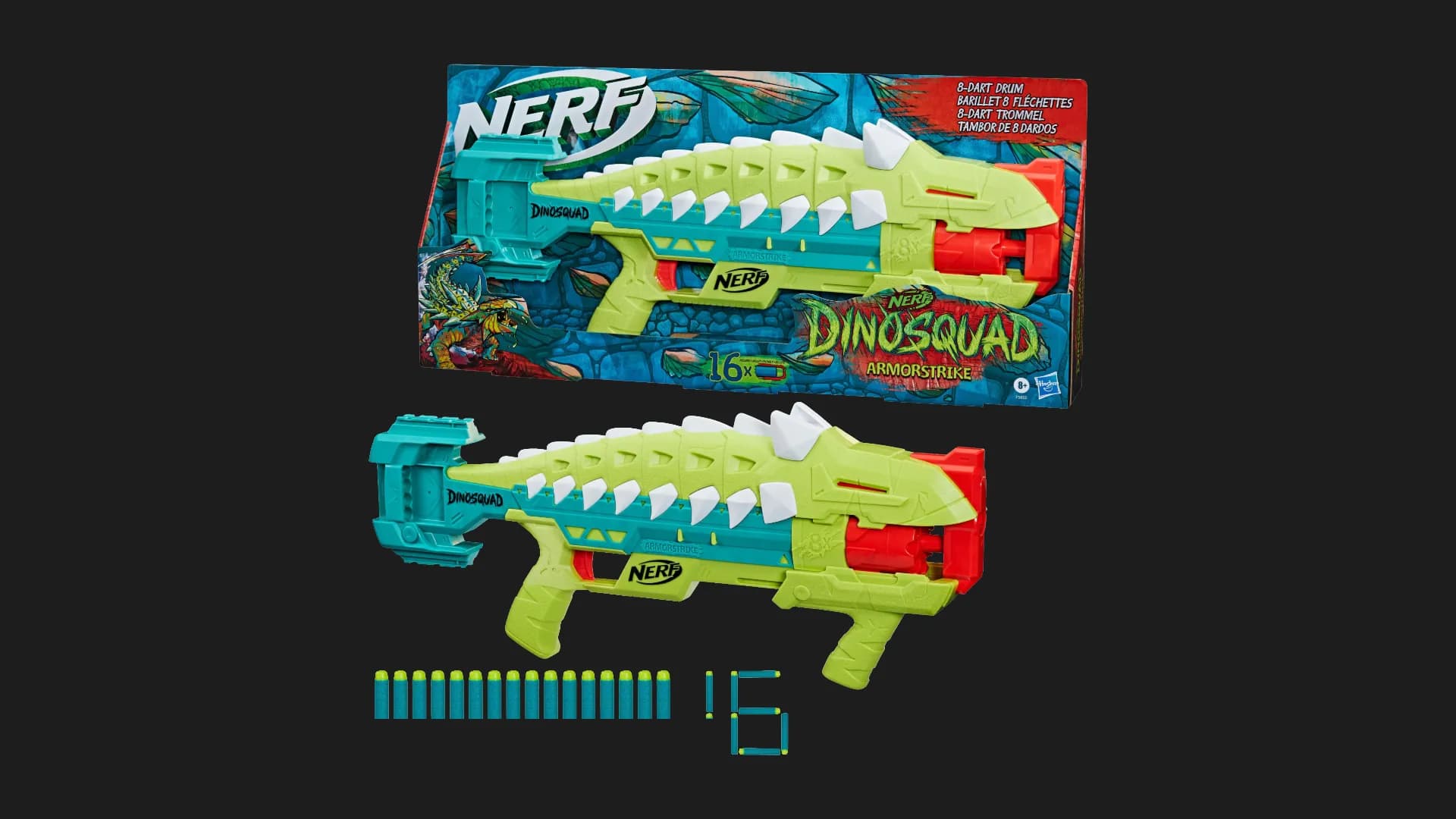 Бластер Nerf DinoSquad Арморстрайк (F5855)