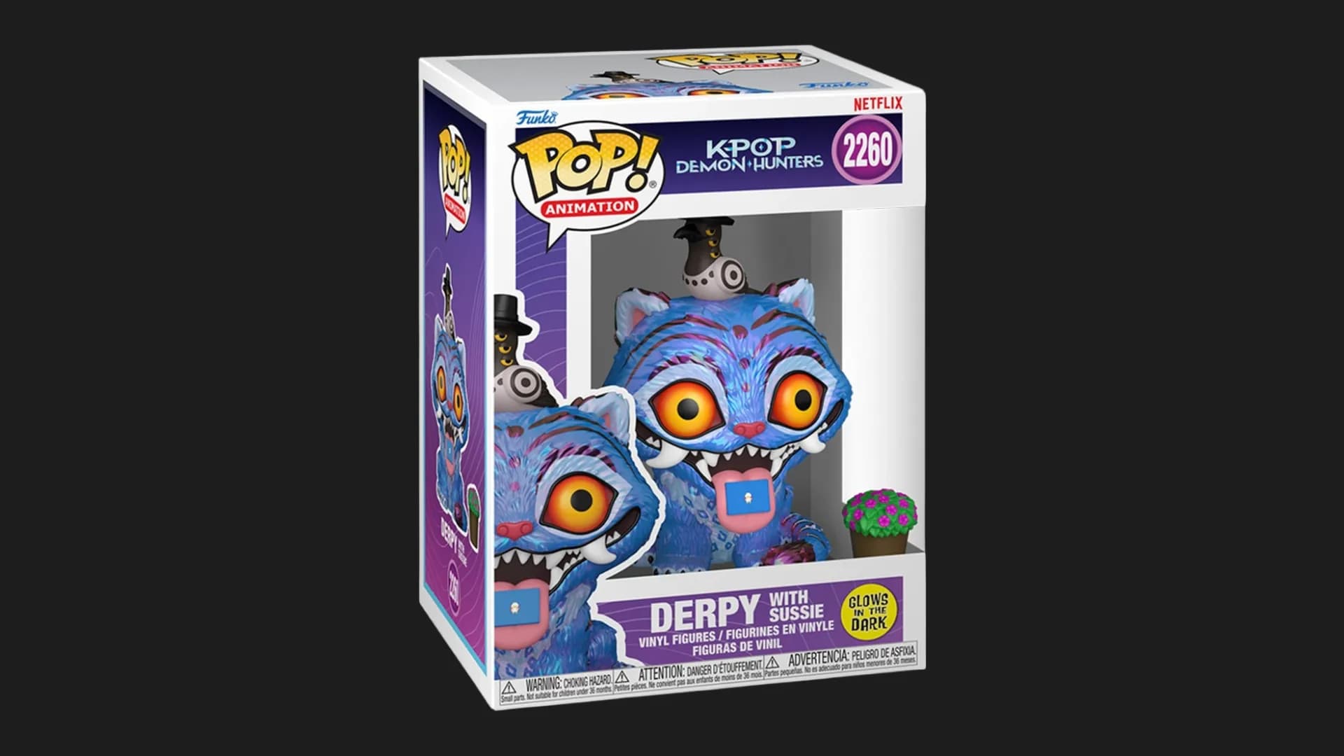 Фигурка Funko Pop! серии Кейпоп-охотницы на демонов — Дерпи с Птицей и Цветок (GW) (94693)