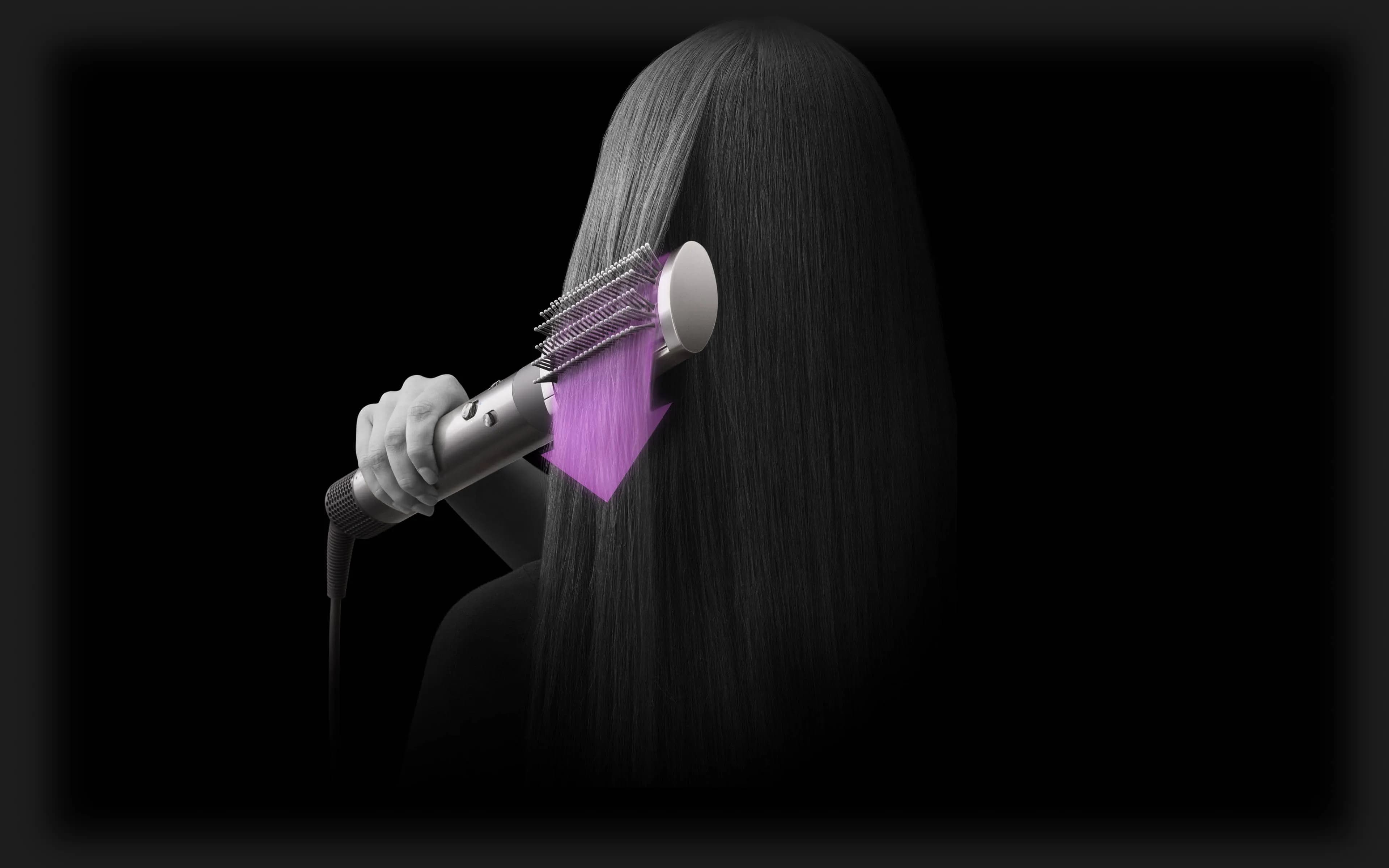 Щетка Dyson Big Soft Smoothing Brush (Fuchsia/Nickel)