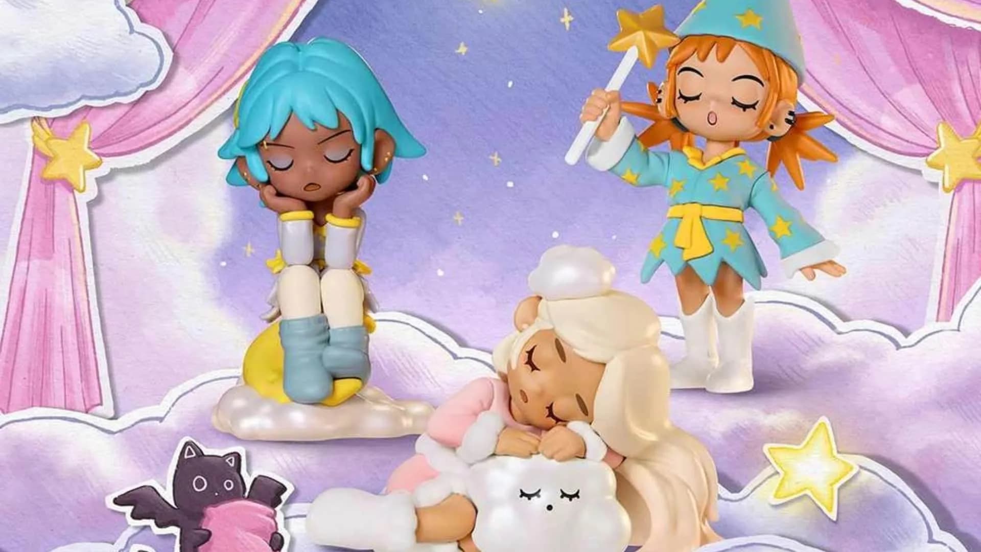 Коллекционная фигурка-сюрприз Pop Mart Lil Peach Riot (Sleepover) (PRLS-01)