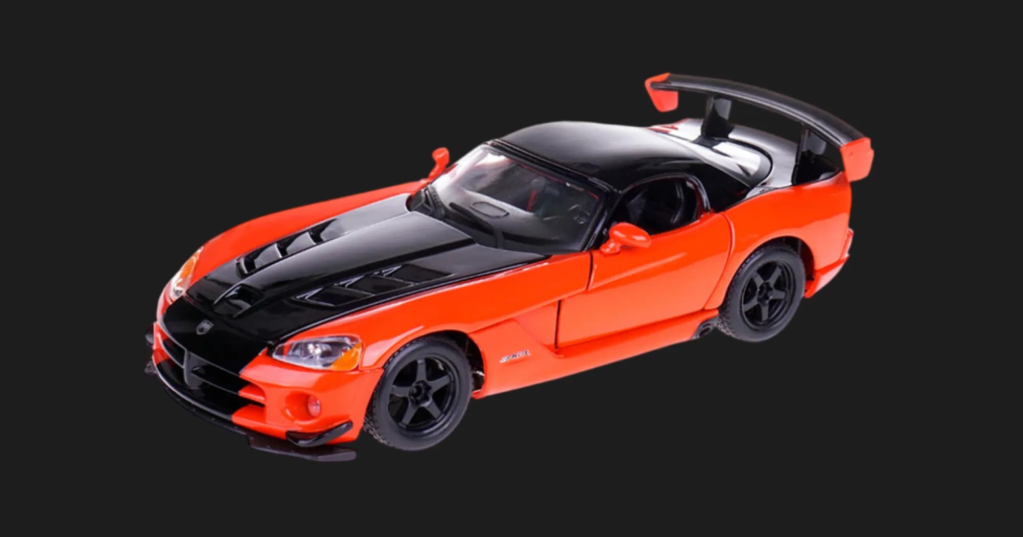 Автомодель Bburago — Dodge Viper SRT10 ACR в ассортименте, 1:24 (Red, Orange, Gray) (18-22114)