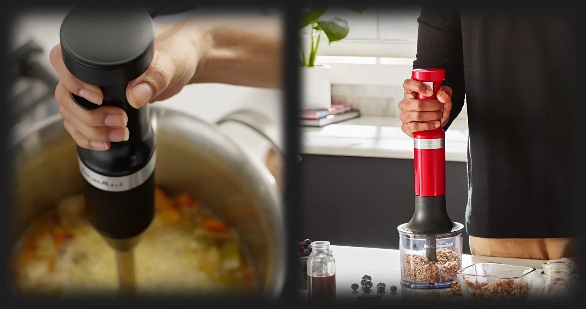 Блендер погружной KitchenAid с аксессуарами (Cream)