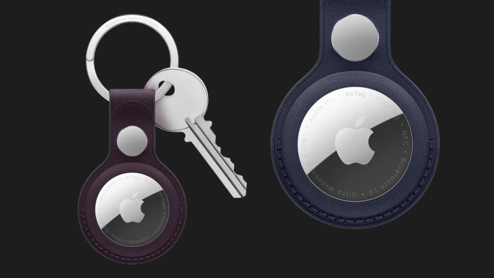 Брелок Apple AirTag FineWoven Key Ring (Moss)