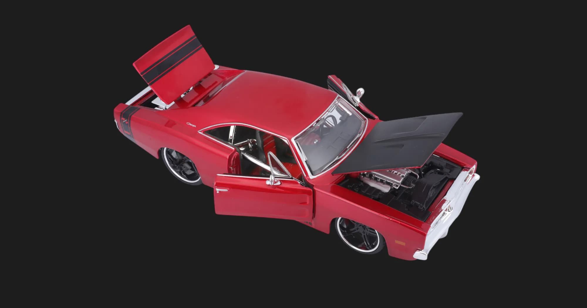 Автомодель Maisto 1969 Dodge Charger R/T, 1:24 (32537 met. red)