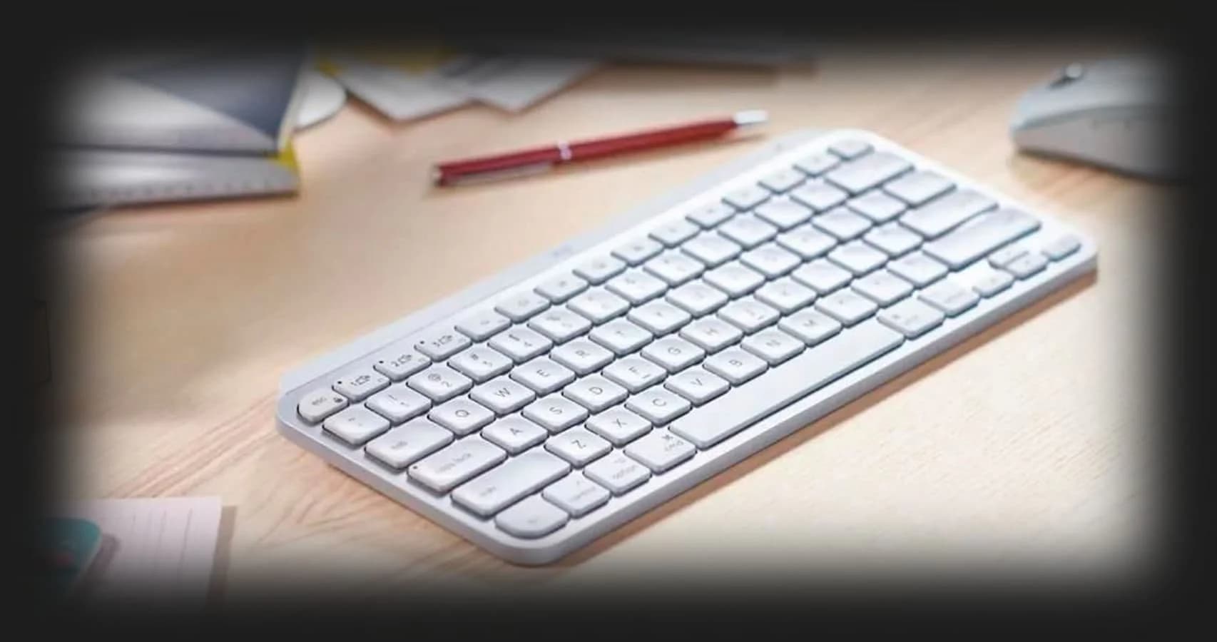 Клавиатура беспроводная Logitech MX Keys Mini для Mac Minimalist Wireless Illuminated (Pale Gray) (UA)