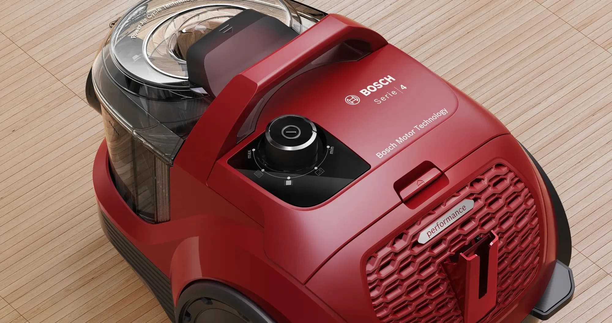 Пылесос безмешковый Bosch BGC21X350 (Red)