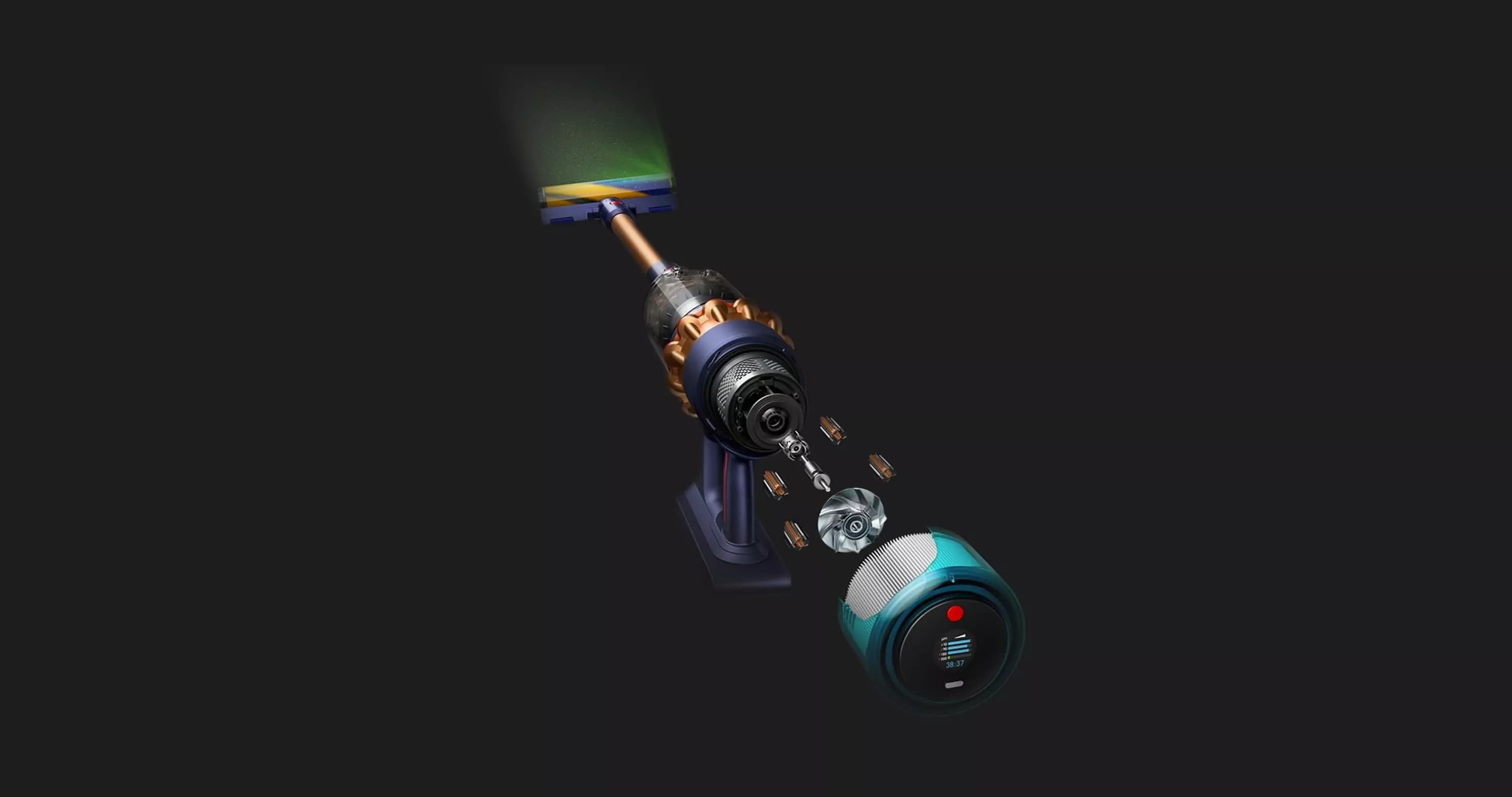 Пылесос Dyson Gen5detect Absolute (Prussian Blue/Copper)