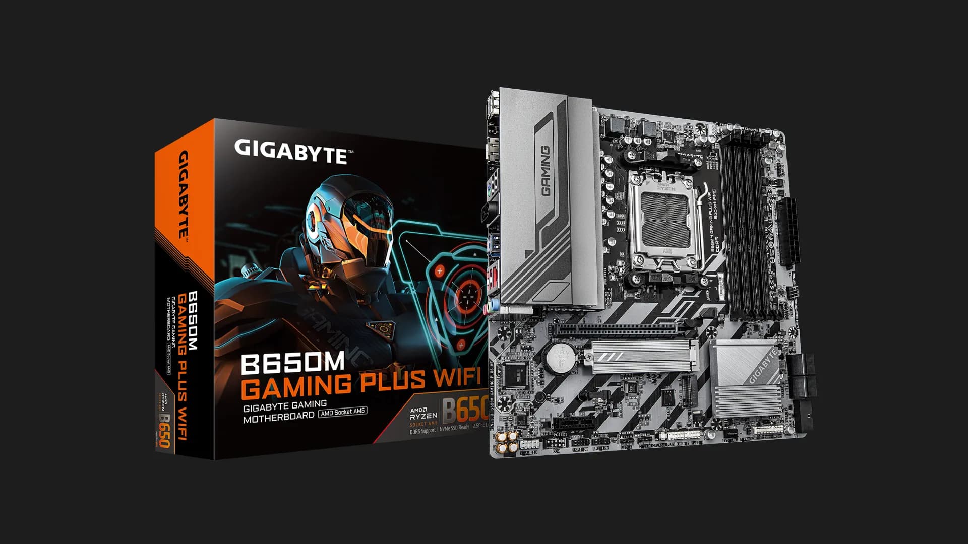 Материнская плата GIGABYTE B650M GAMING PLUS WIFI 1.3 (B650M GAMING PLUS WF 1.3)