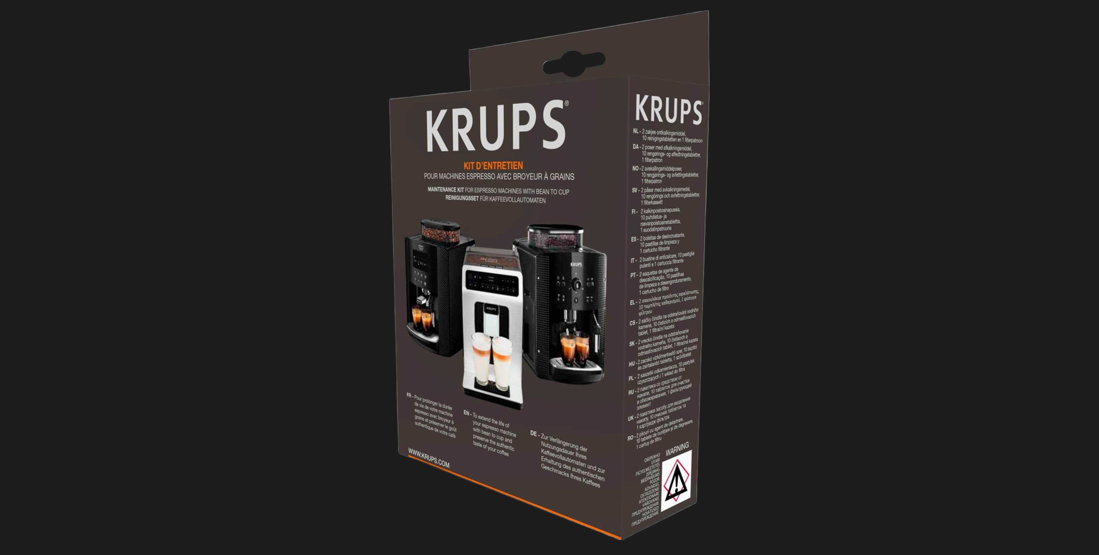Чистящее средство кофемашины Krups комплект обслуживания