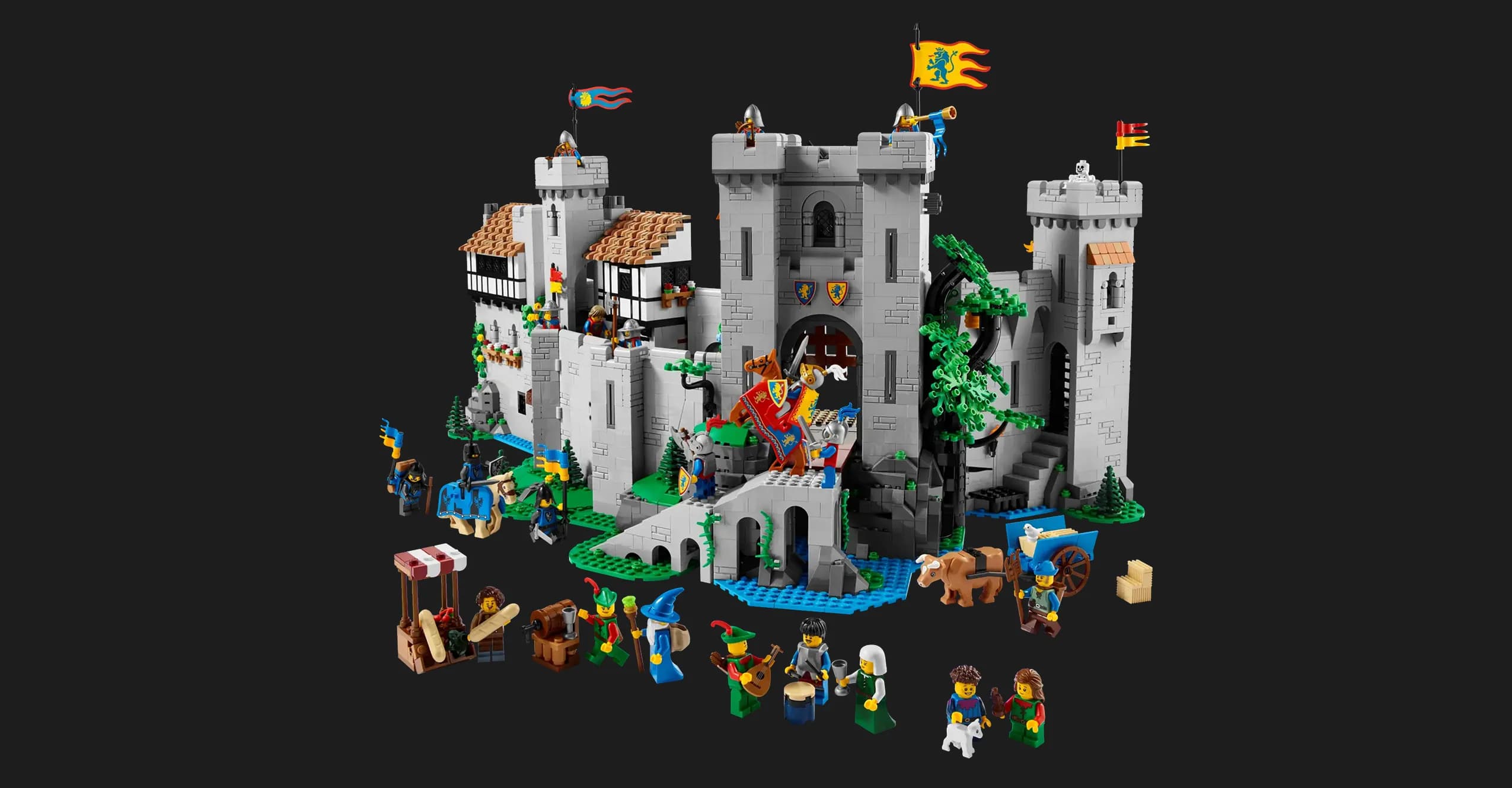 Конструктор LEGO Icons Замок рыцарей Льва (10305)