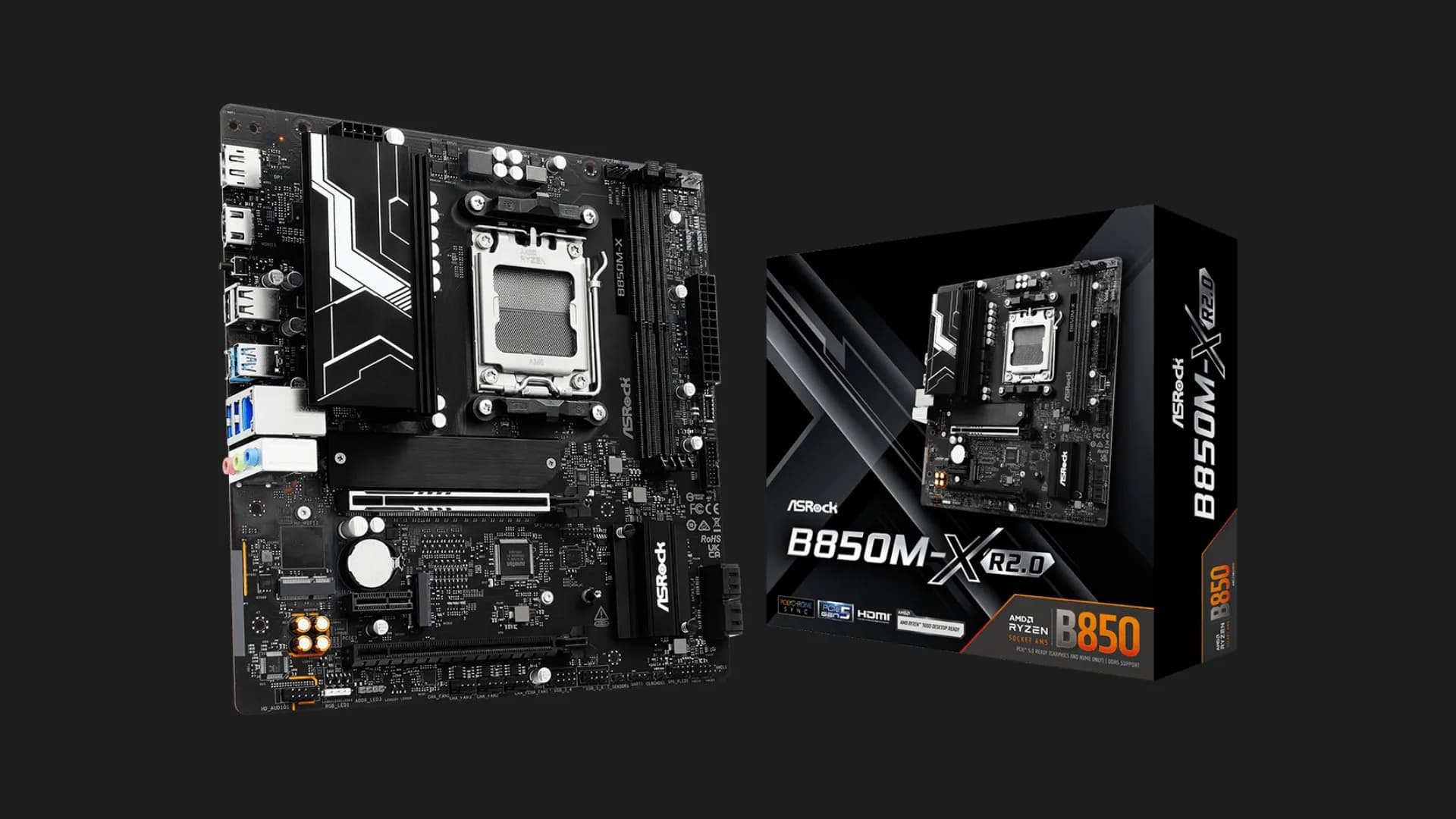 Материнская плата ASRock B850M-X R2.0 (B850M-X R2.0)