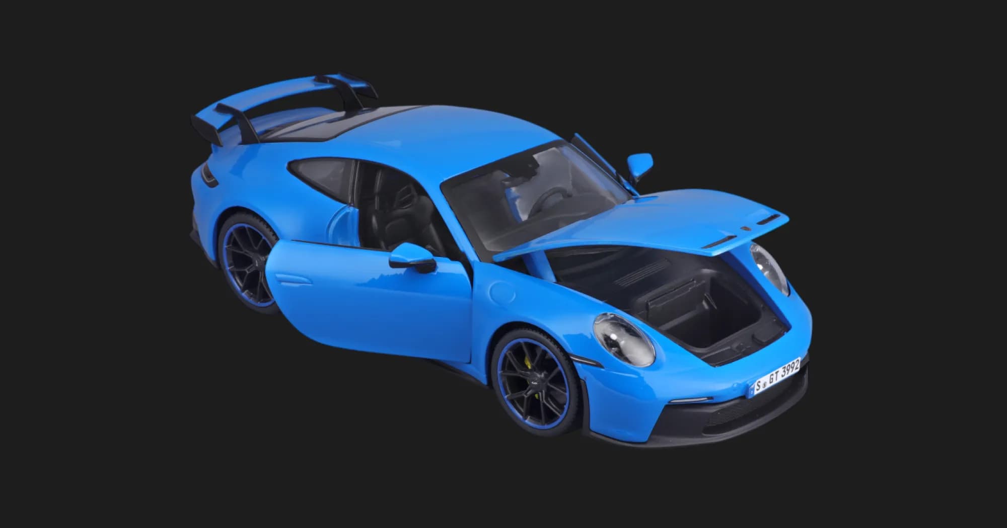 Автомодель Maisto 2022 Porsche 911 GT3, 1:18 (36458 blue)