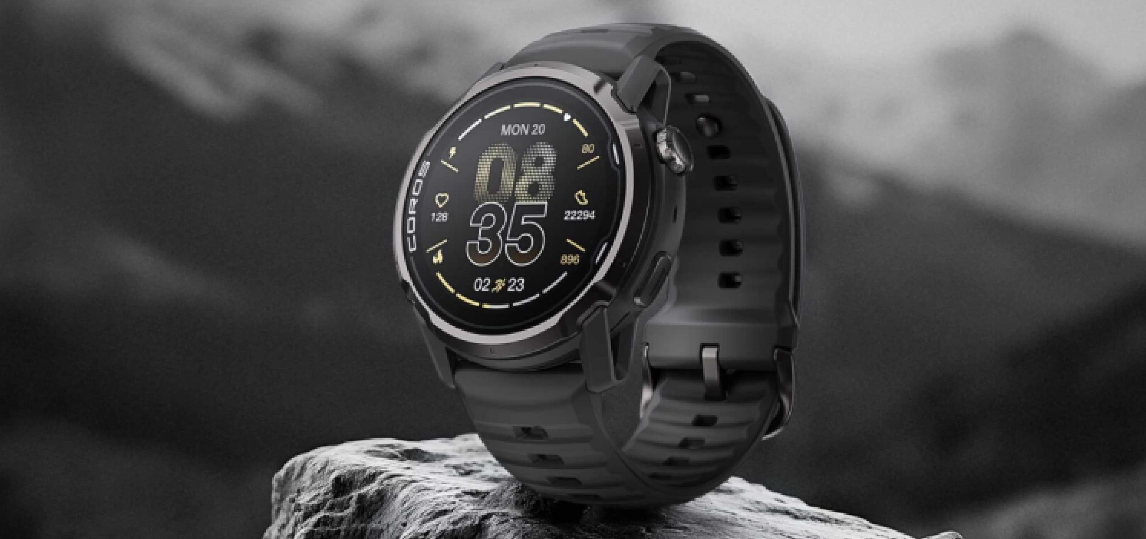 Coros Apex 4 42mm Black with Black Silicone Band (WAPX4-BLK-42)