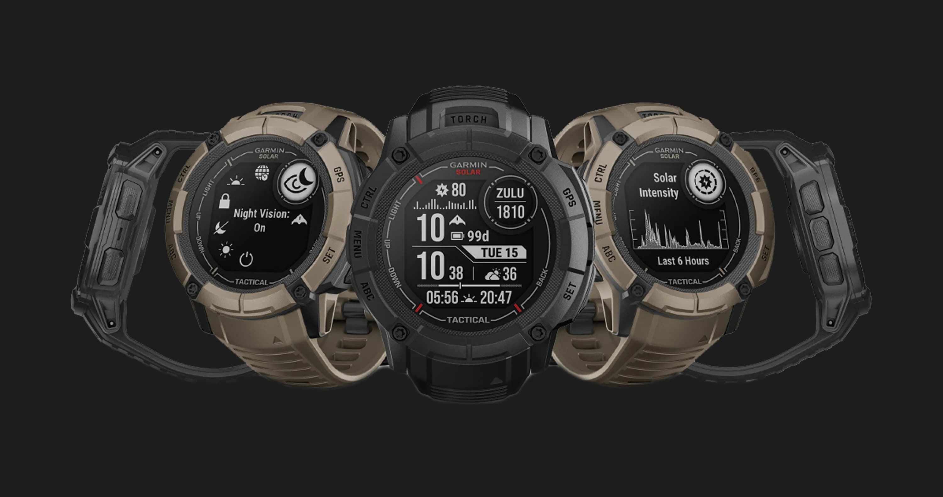 Garmin Instinct 2X Solar Tactical Edition Coyote Tan