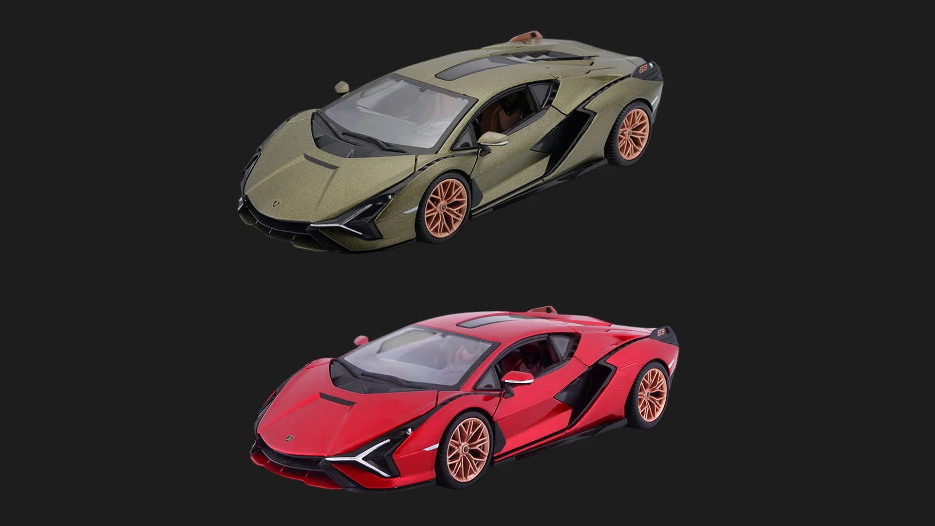 Автомодель Bburago Lamborghini Sian FKP 37 в ассортименте (1:24) (18-21099)