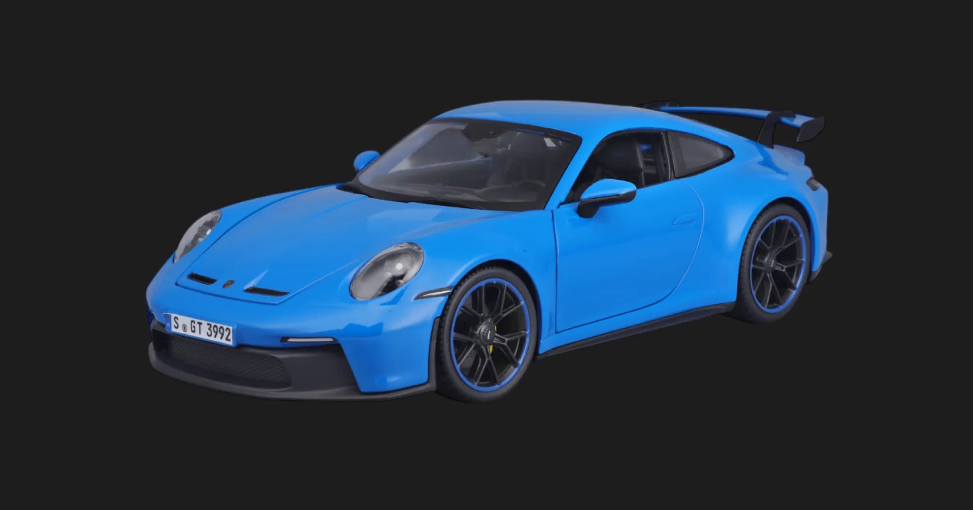 Автомодель Maisto 2022 Porsche 911 GT3, 1:18 (36458 blue)