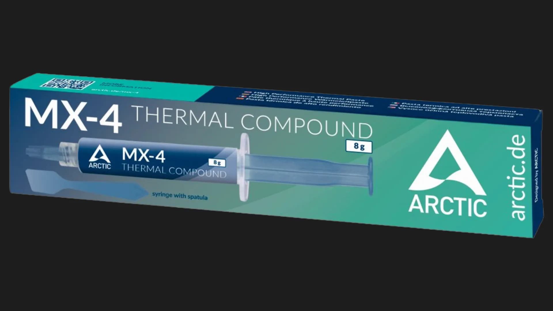Термопаста Arctic MX-4 с шпателем 8 г (ACTCP00059A)