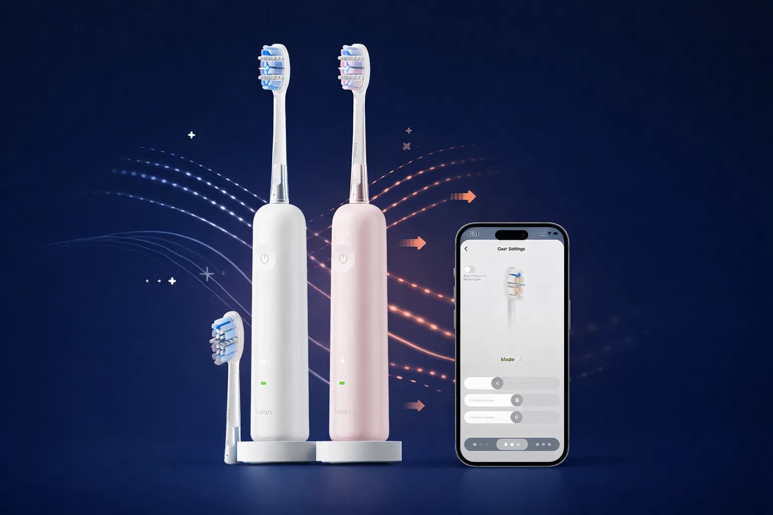 Зубная электрощетка Laifen Wave PRO Plastic (White) (1TB92-P-XX-WH-002)