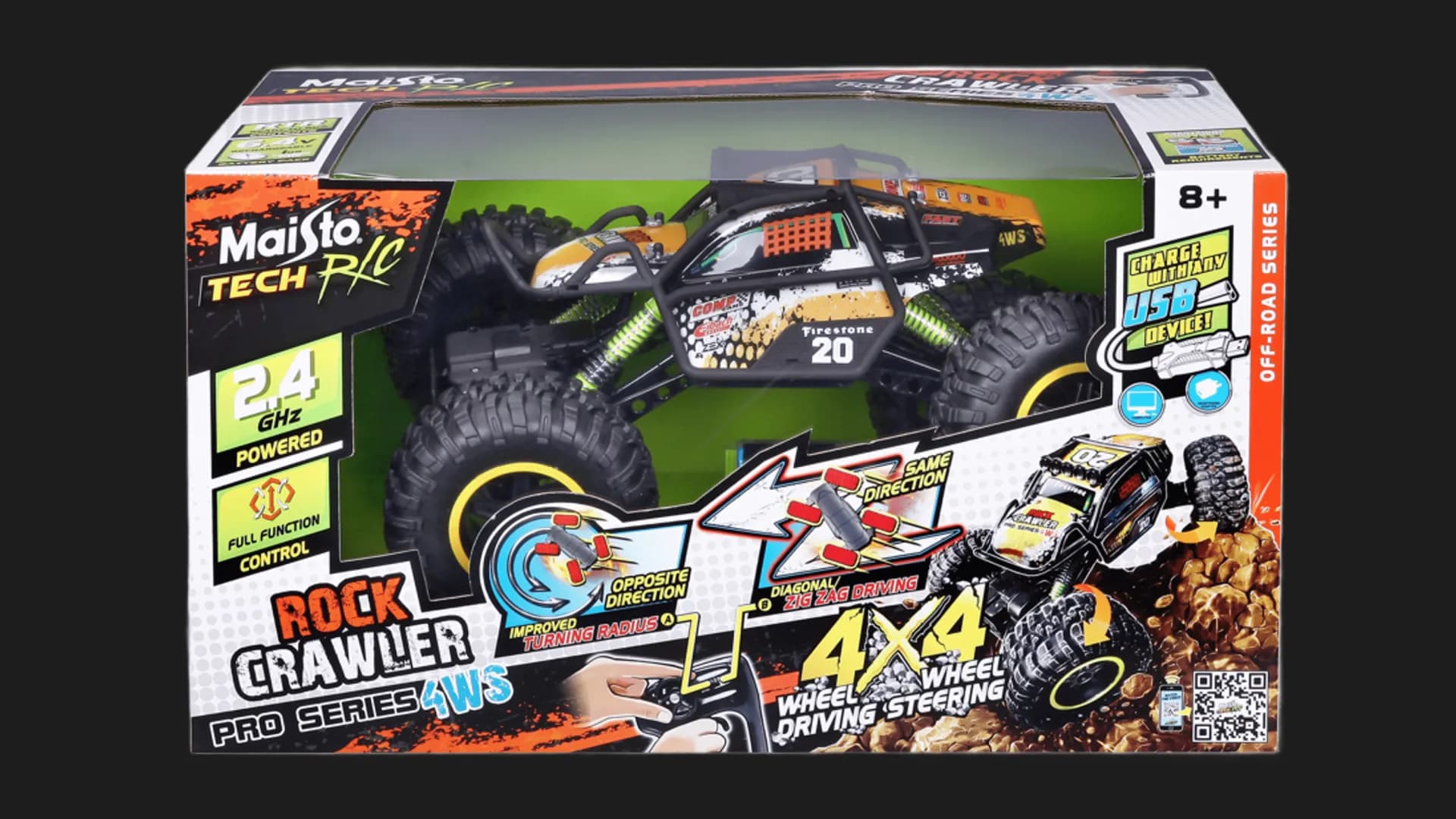 Автомобиль на р/у Maisto Tech — Rock Crawler Pro (81334) (Black)