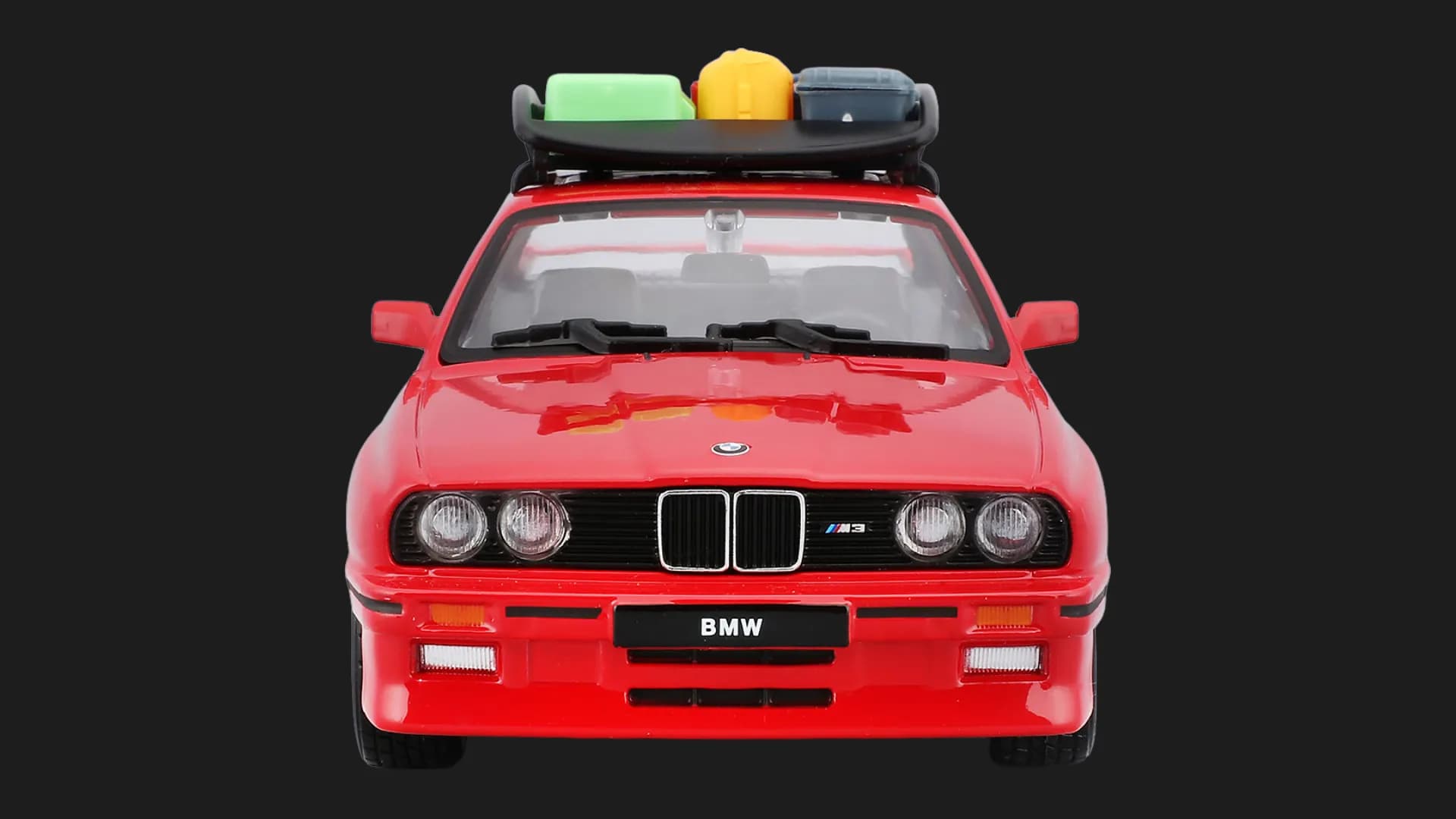 Автомодель Bburago BMW M3 Eurotrek 1988 (Red) (18-23014)