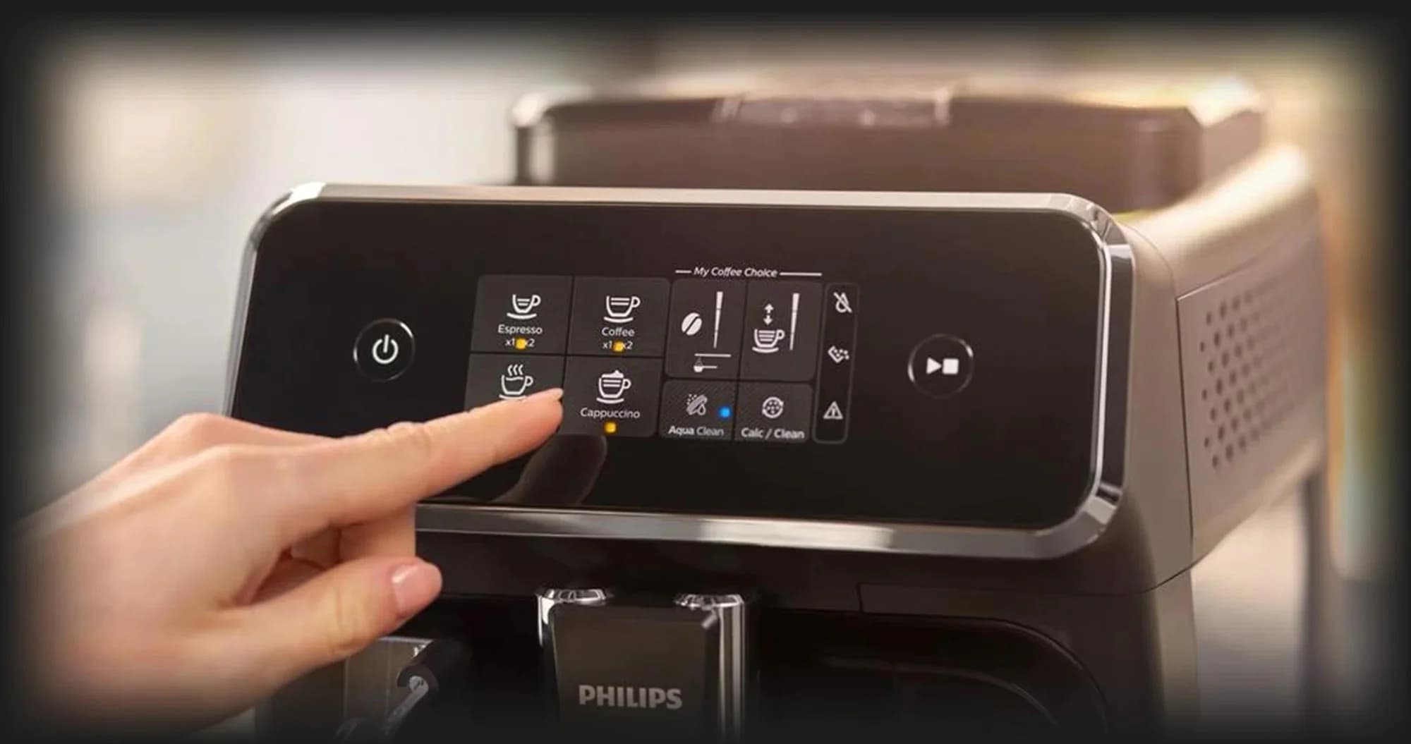 Кофемашина Philips Series 2200 (Black/White)