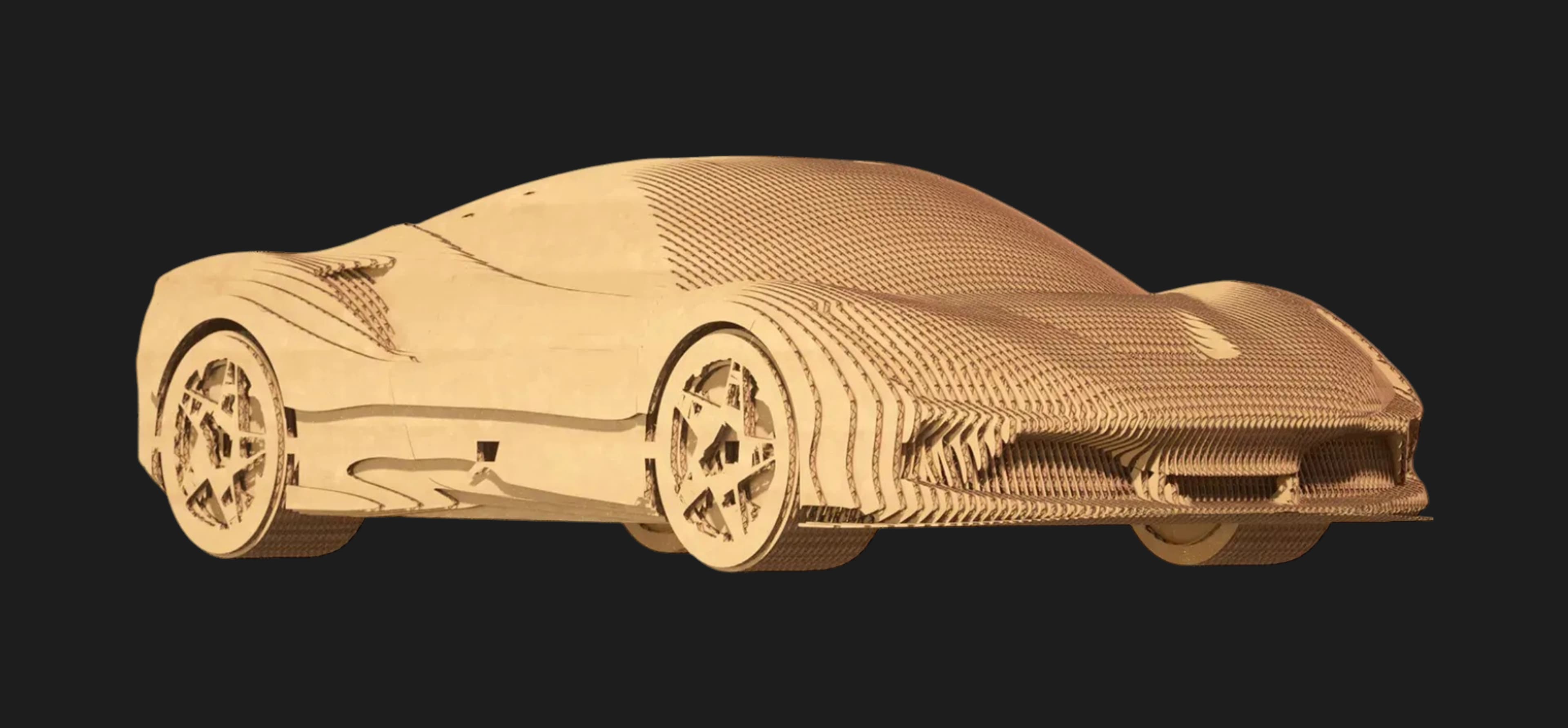 Картонный 3D пазл-конструктор Cartonic Ferrari (Ferrari) (CARTFER)