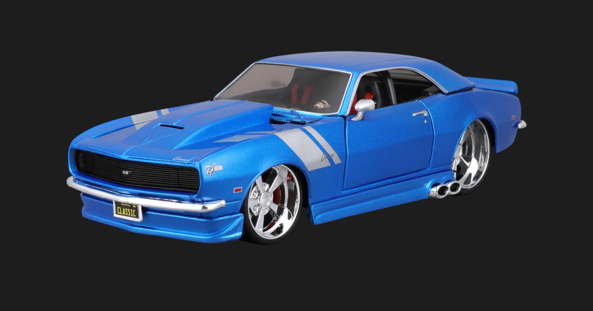 Автомодель Maisto 1968 Chevrolet Camaro Z/28, 1:24 (32508 blue)