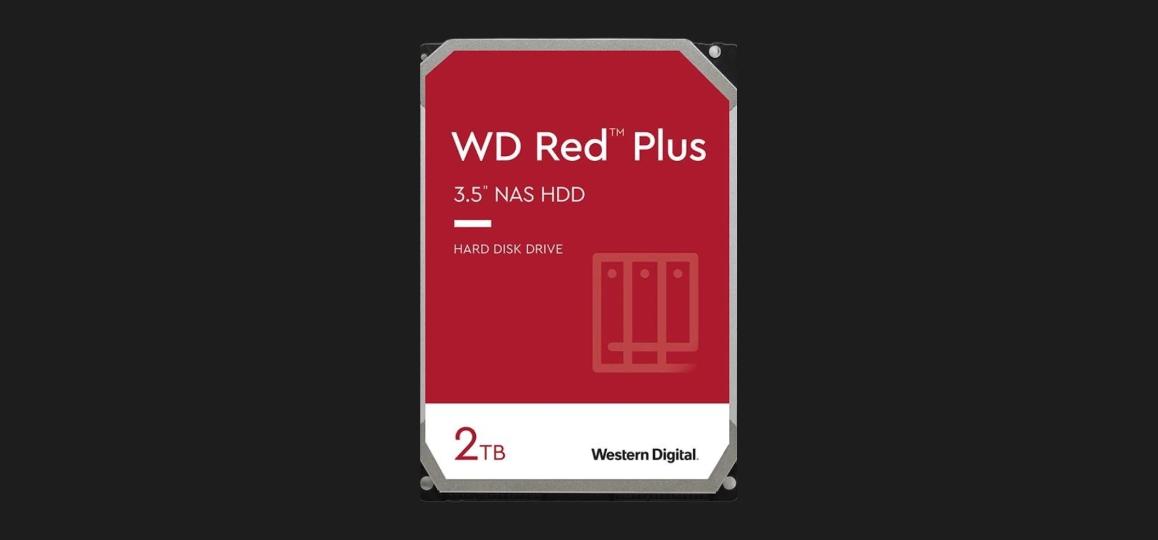 Жесткий диск Western Digital Red Plus 2TB 3.5" 64MB 5400rpm (WD20EFPX)