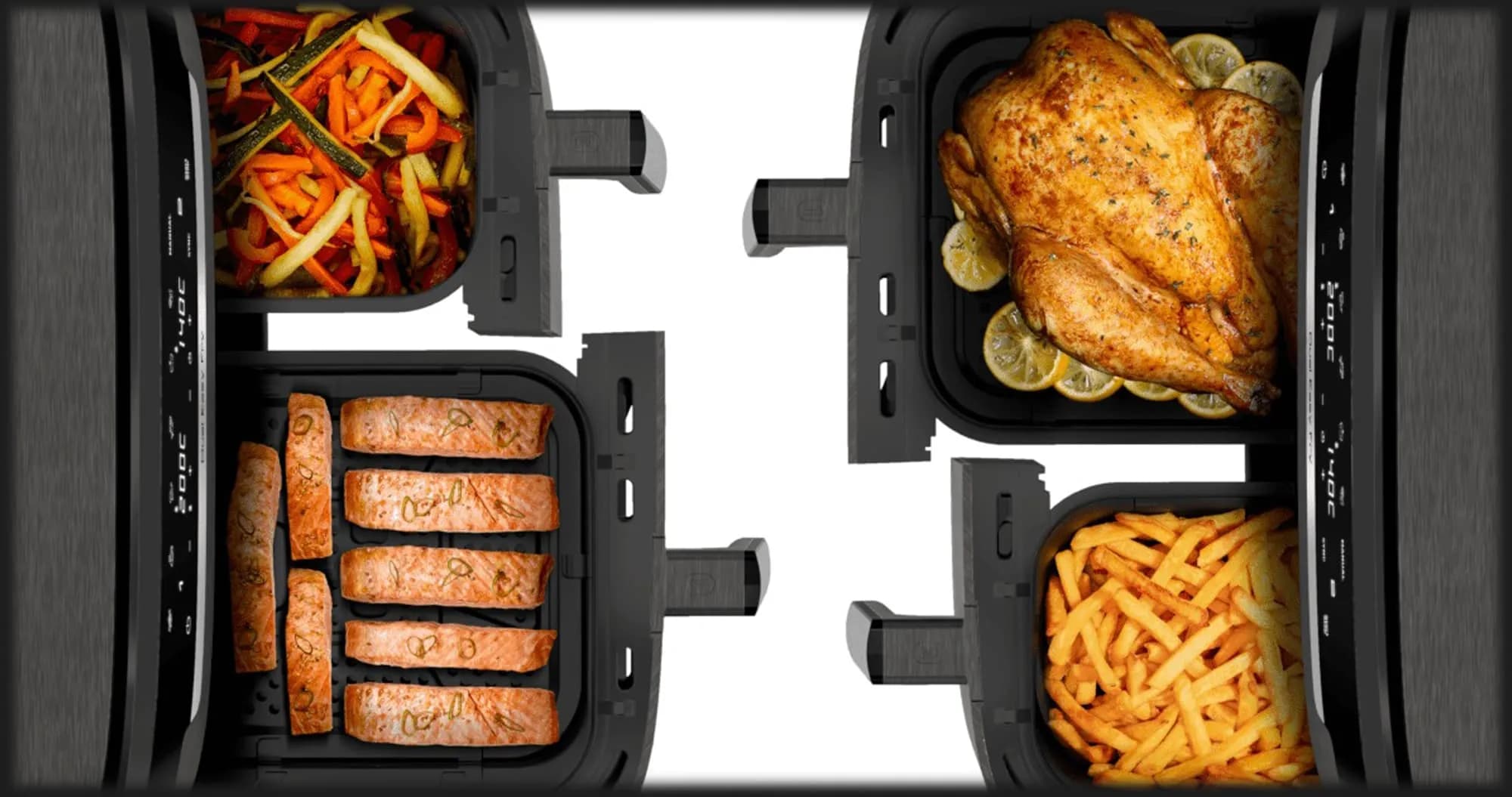 Мультипечь Tefal Dual Easy Fry&Grill Air Fryer EY905D10