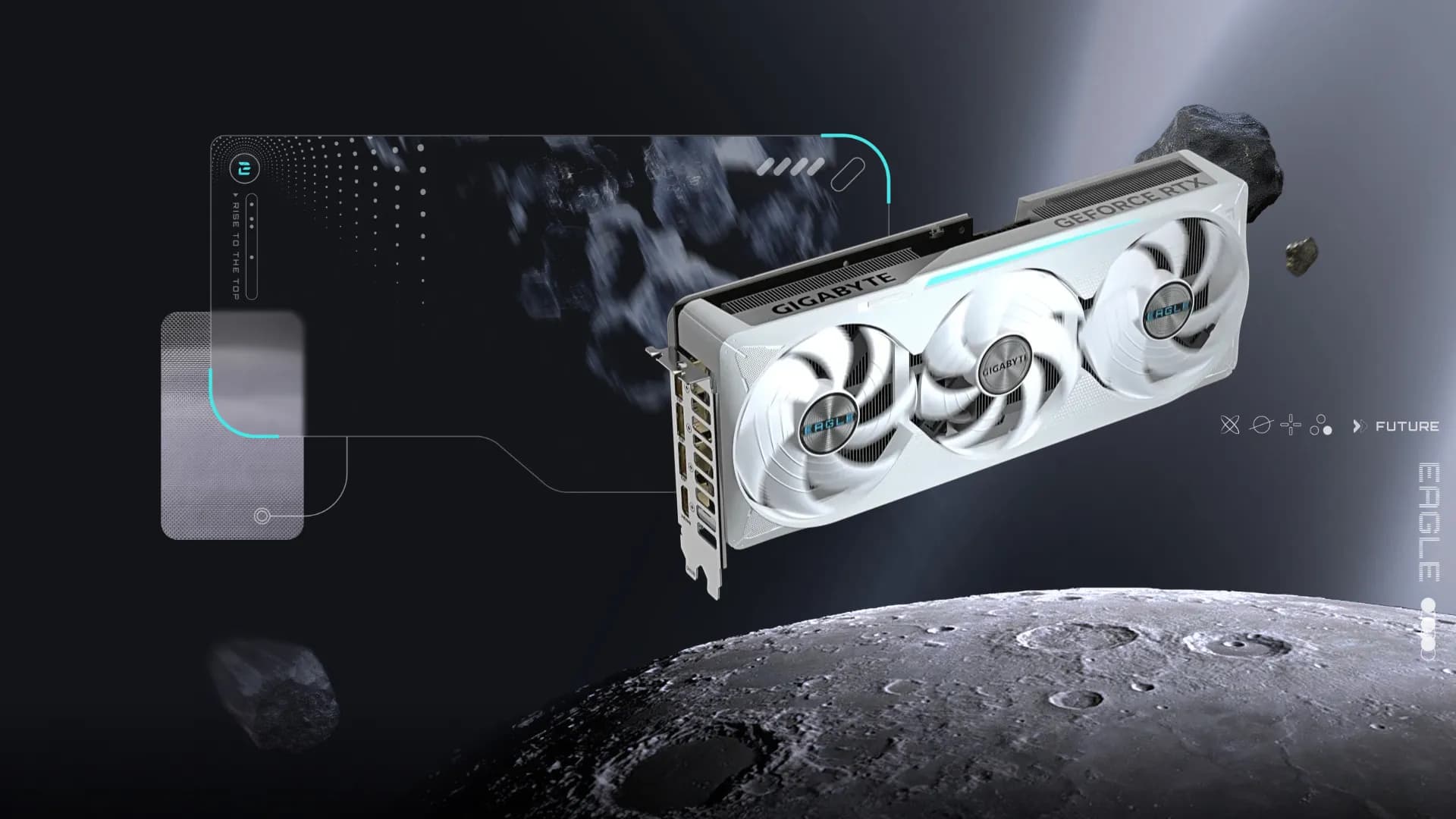Видеокарта GIGABYTE GeForce RTX 5070 EAGLE OC ICE SFF 12GB (GV-N5070EAGLEOC ICE-12GD)