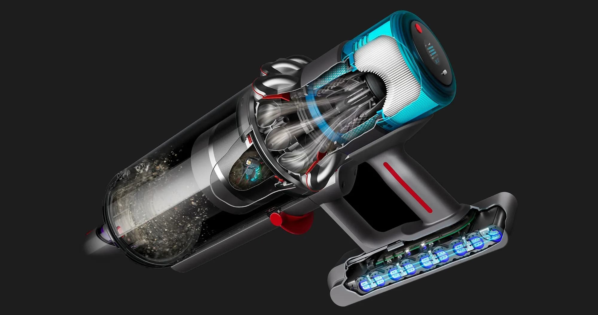 Пылесос Dyson Gen5 Outsize (Nickel/Blue)