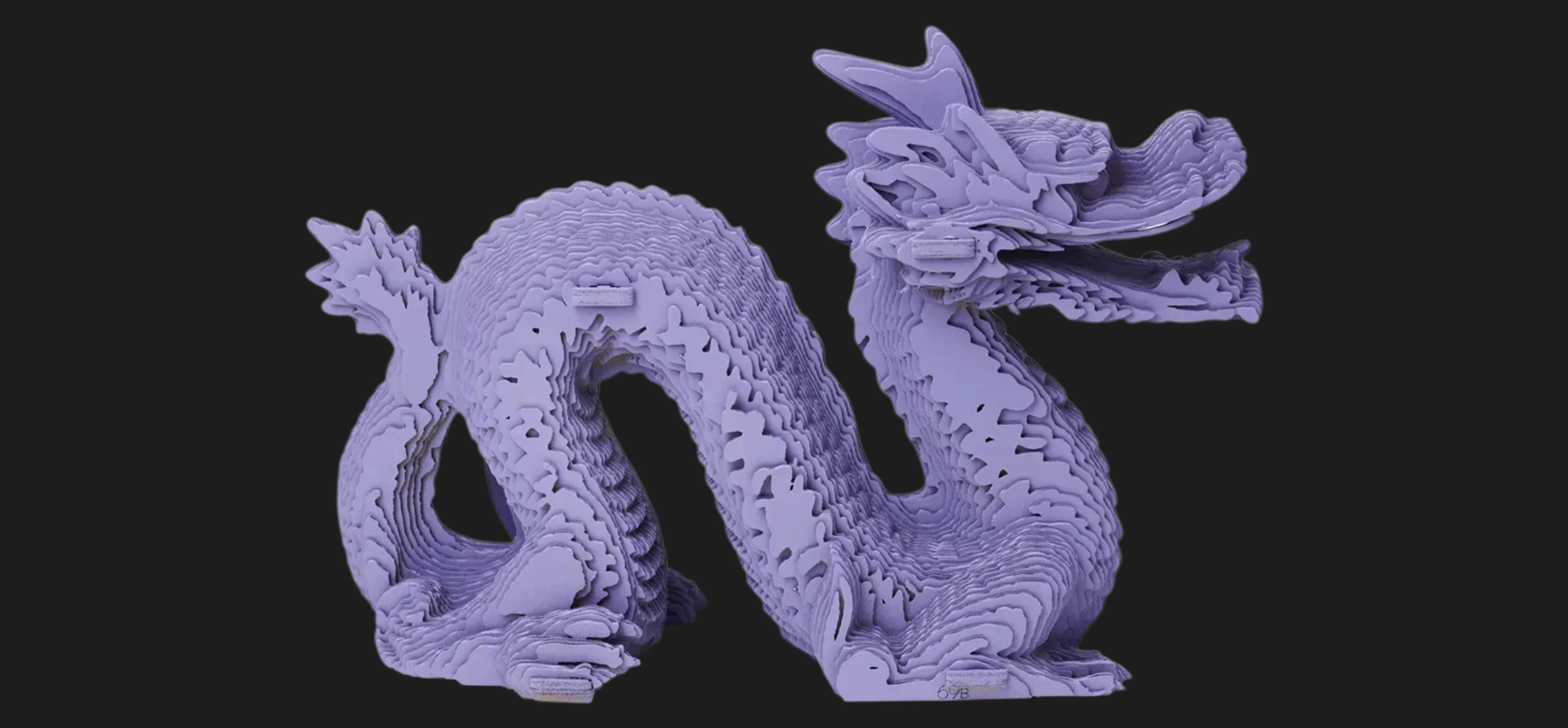 Картонный 3D пазл-конструктор Cartonic Дракон (Dragon) (CARTDRA)