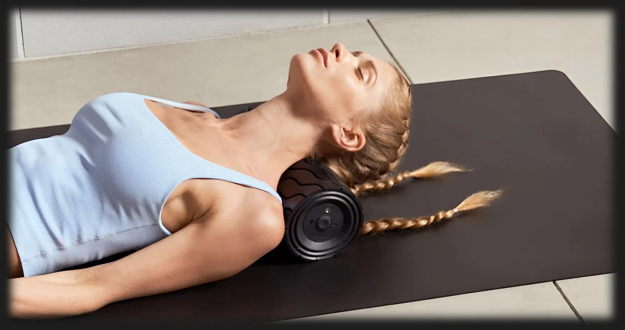 Массажный цилиндр Theragun Wave Roller (Black)
