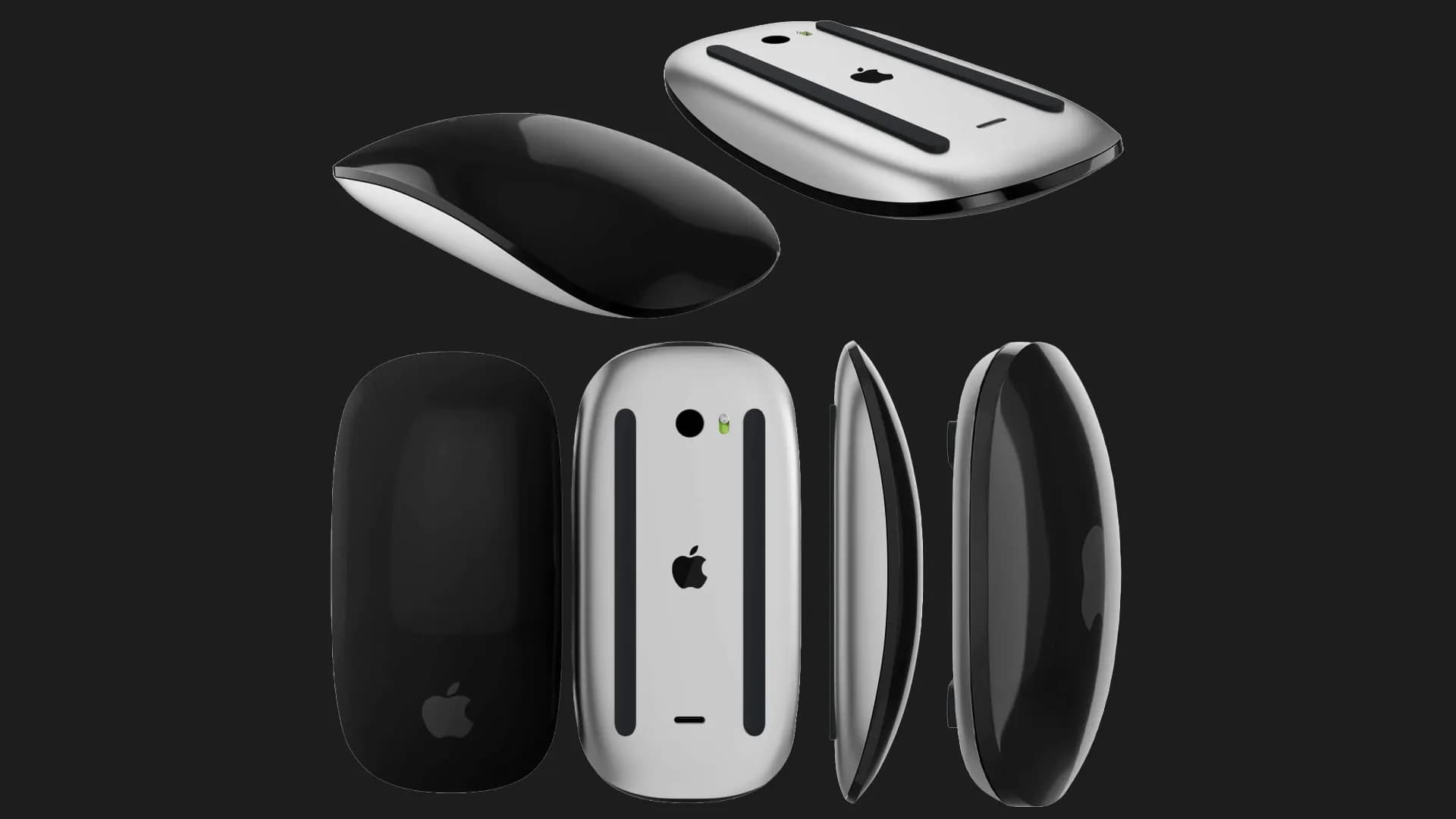 Мышь Apple Magic Mouse 3 (Black) (2022) (MMMQ3)
