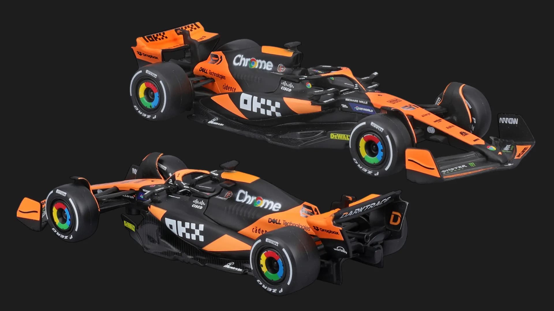 Автомодель Bburago Race - McLaren F1 MCL38 2024 в ассортименте (1:43) (18-38214)