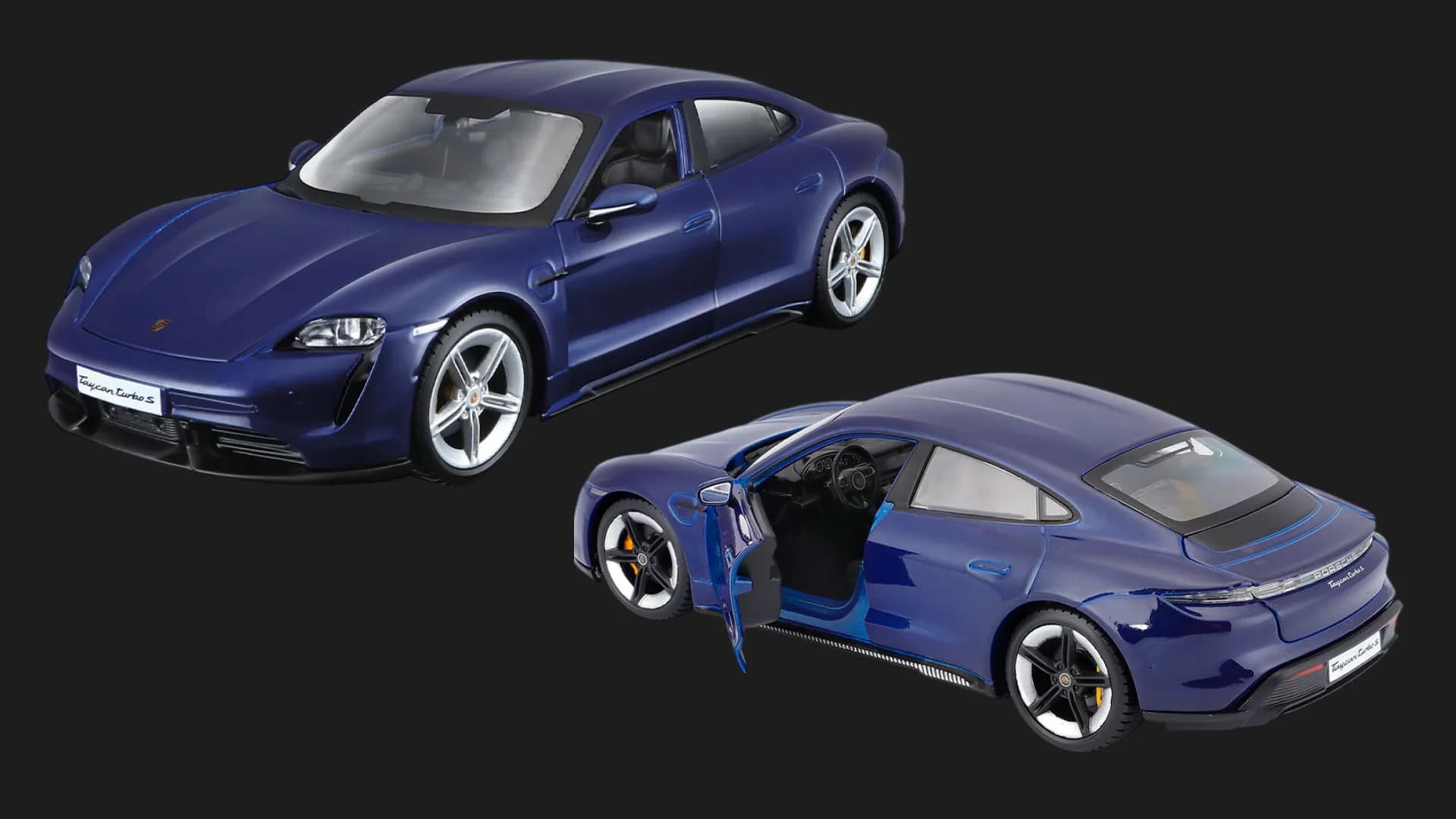 Автомодель Bburago Porsche Taycan Turbo S в ассортименте (1:24) (18-21098)